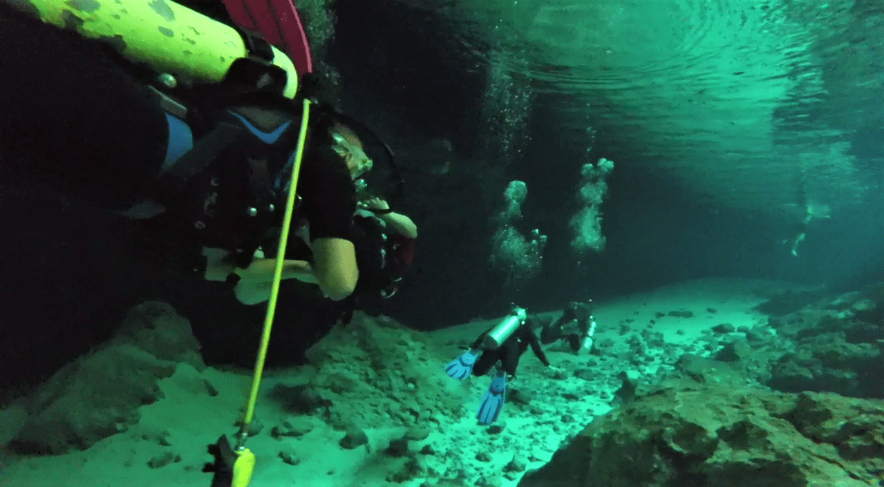 Buceo cenotes